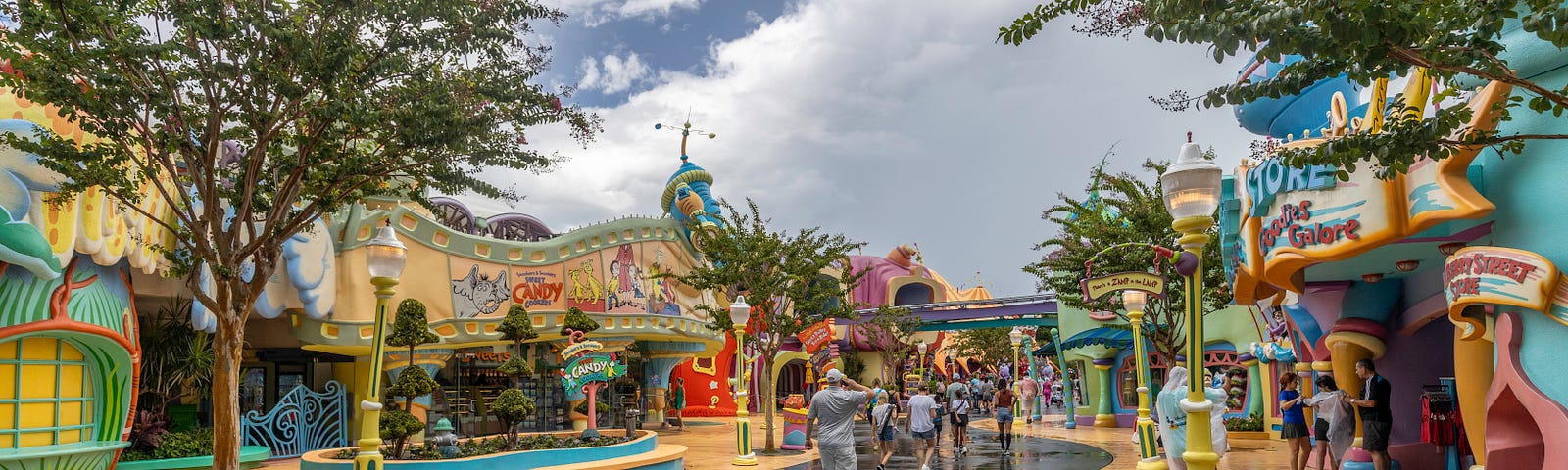 A photo of Seuss Land at Universal Studios in Orlando.