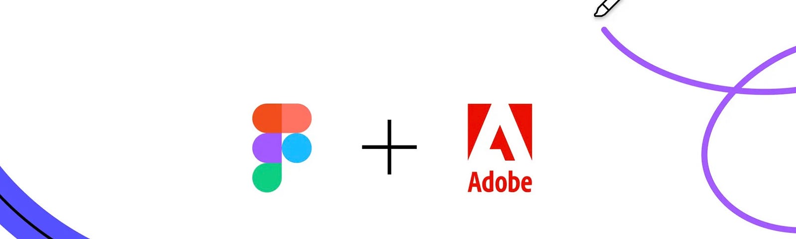IMAGE: The Figma and Adobe logos announcing the agreement for the acquisition