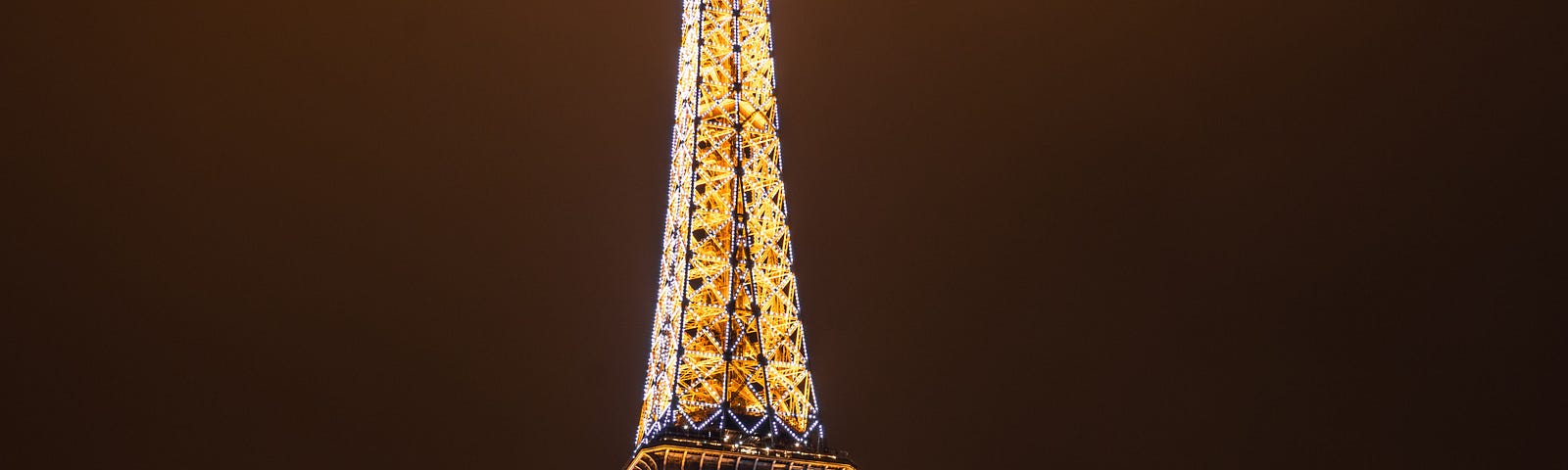 Eiffel tower during nightime