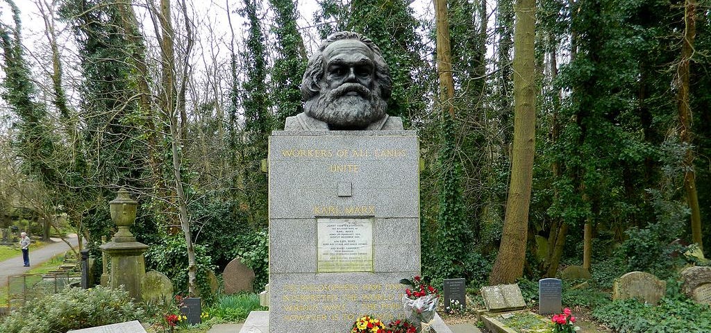 Karl Marx’s grave site