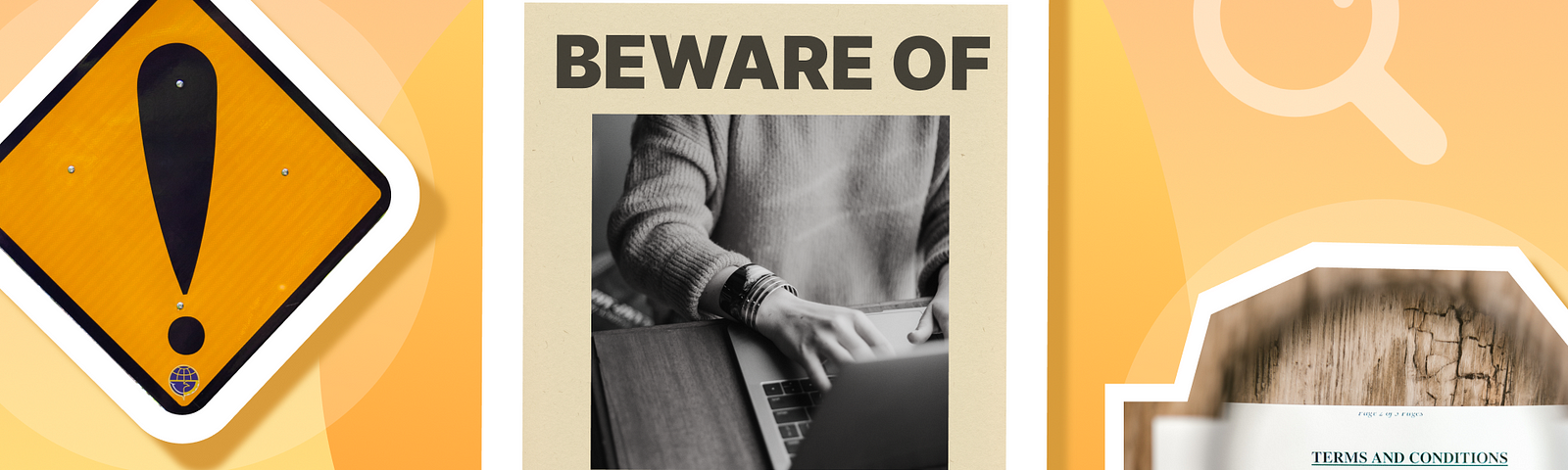 Poster stating “BEWARE OF BOGUS BUYERS”