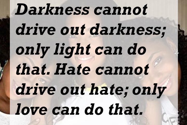 Martin Luther King, Jr. on Love vs. Hate