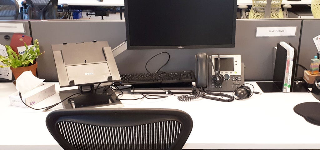 Image of my desk when I worked at Kantar. I took the photo on my last day there.