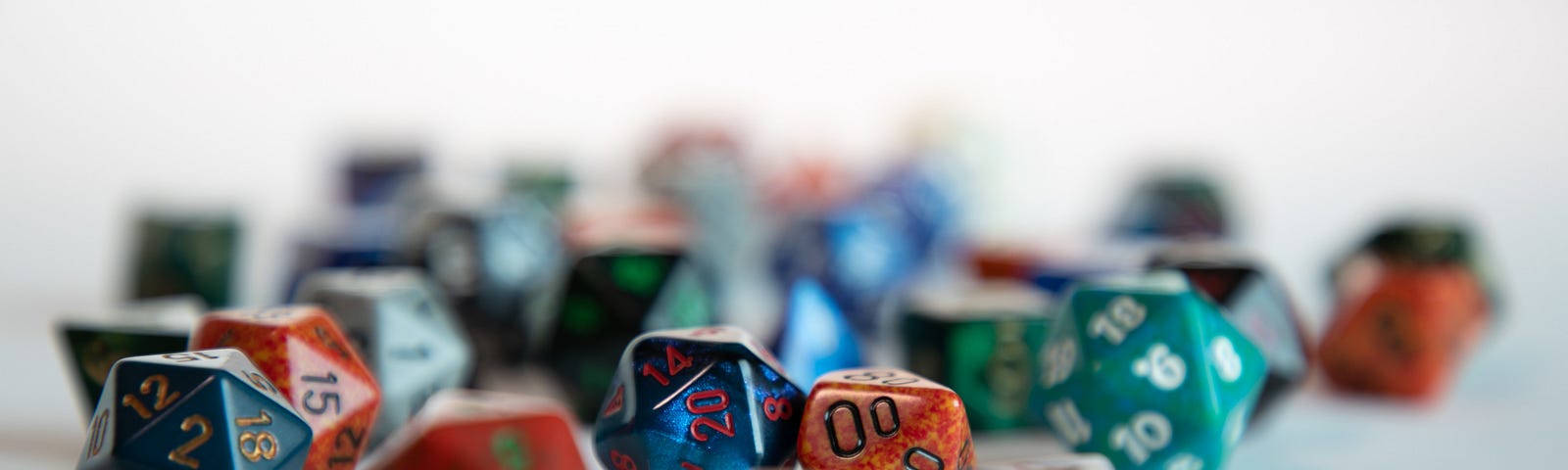 Photo of D&D dice taken by Jim Zavala