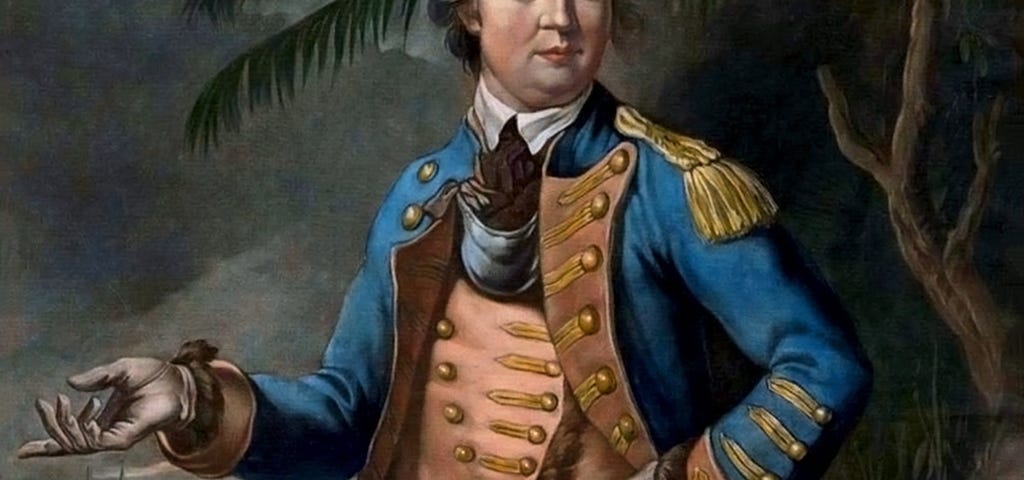 Thomas Hart color print of benedict arnold