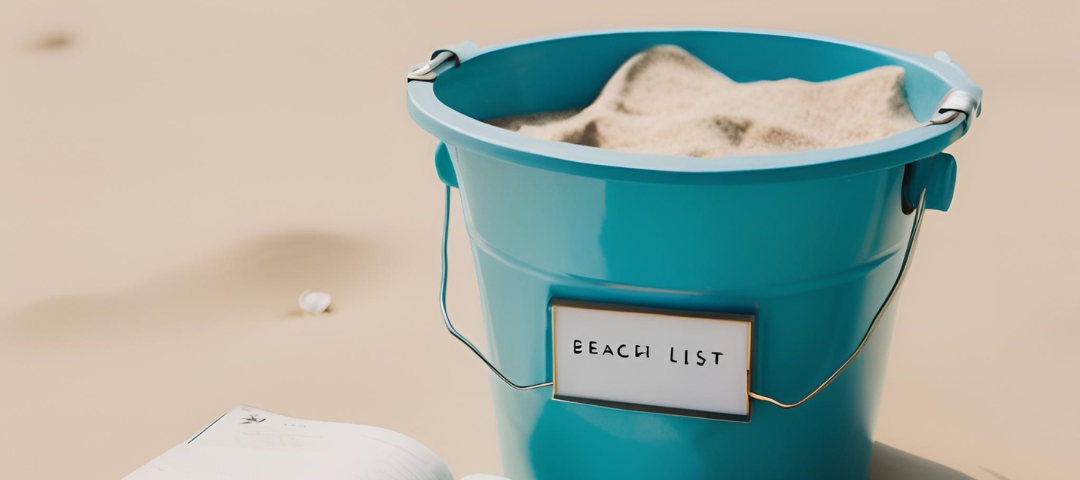 Beach bucket list.