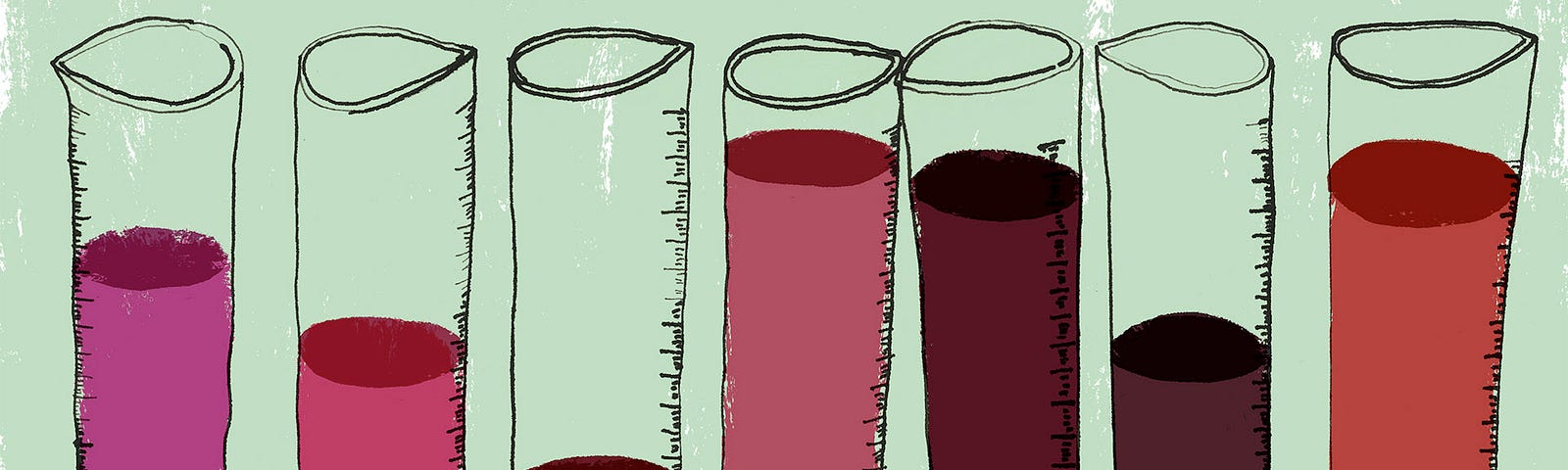 Wine test tubes — Illustration by Rebecca Bradley