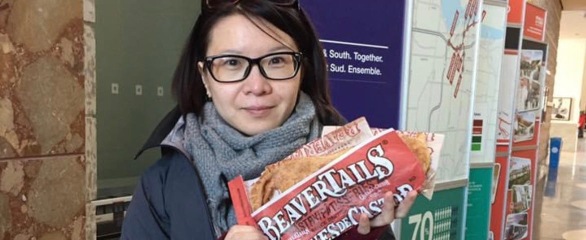 Author and a Beavertail