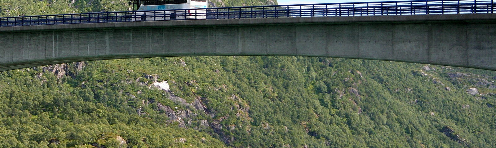 Bus on a Bridge