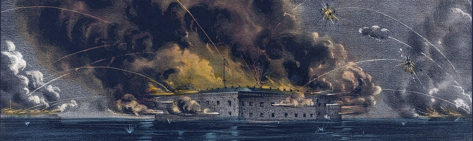 The Bombardment of Fort Sumter (Currier & Ives)