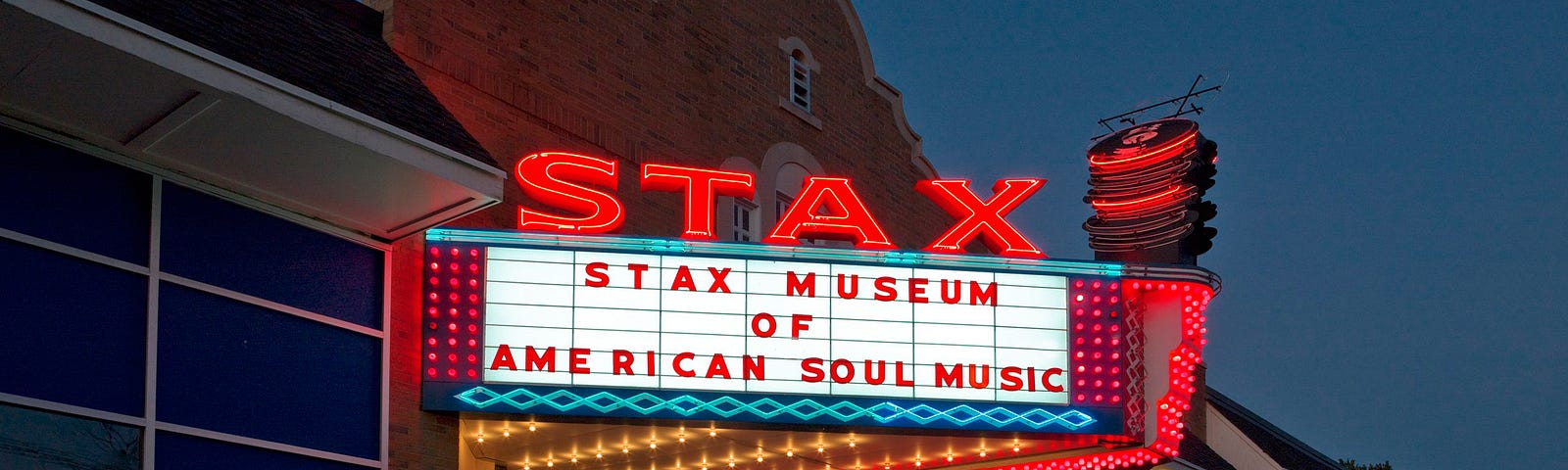Photograph of Stax Records Museum building in Memphis, Tennessee