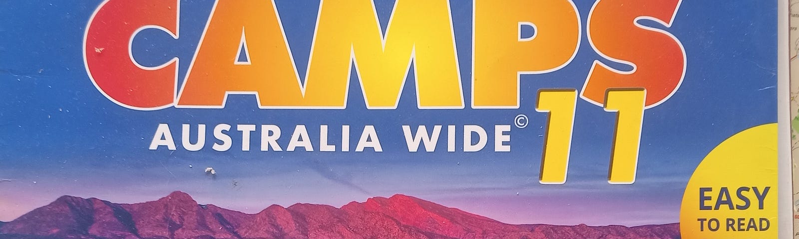 Camps Australia Wide Map Book Cover page