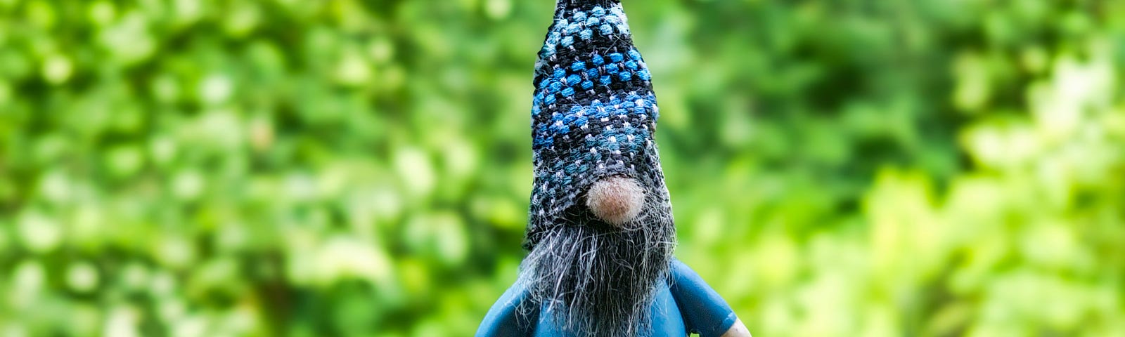 Photo of a toy gnome.