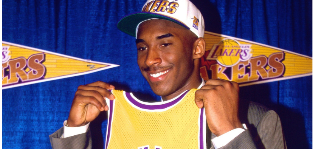 Kobe Bryant was drafted by the Los Angeles Lakers in 1996