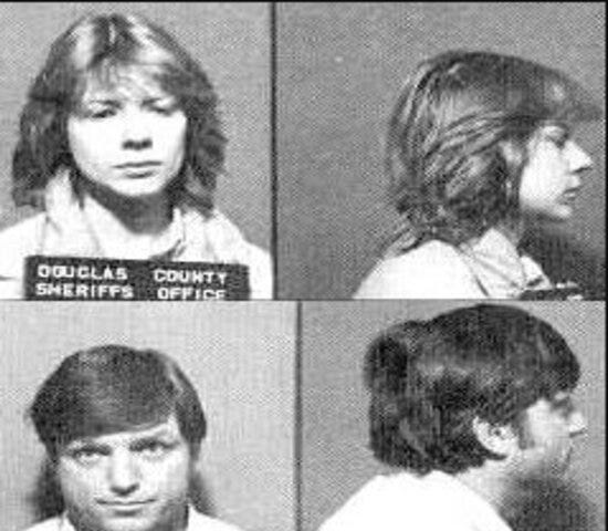 Mugshots of Charlene and Gerald Gallego. Killers that terrorized the west coast in the late-70s and early-80s. They murdered their victims, often two at a time in an effort to obtain “love slaves.”