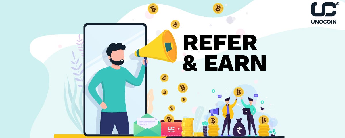 What is the referral program at Unocoin?