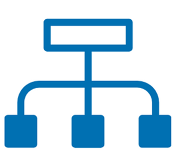 Image of a hierarchical tree with roles under groups