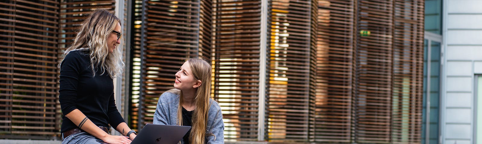 The Art of Asking — Pexels.com Two Women Having Conversation on Stairs