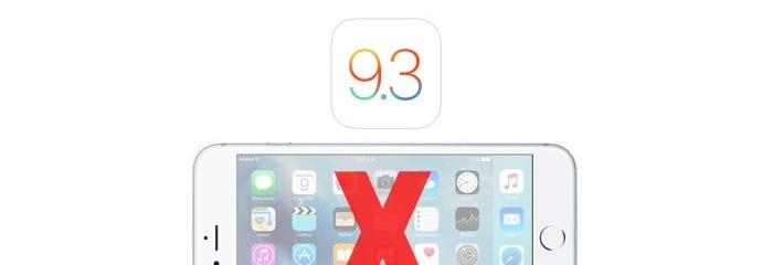 iOS 9.3 problemas de actualización iPhone y iPads antiguos