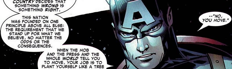 In the impending Civil War, I side with Captain America. Just want that made clear.