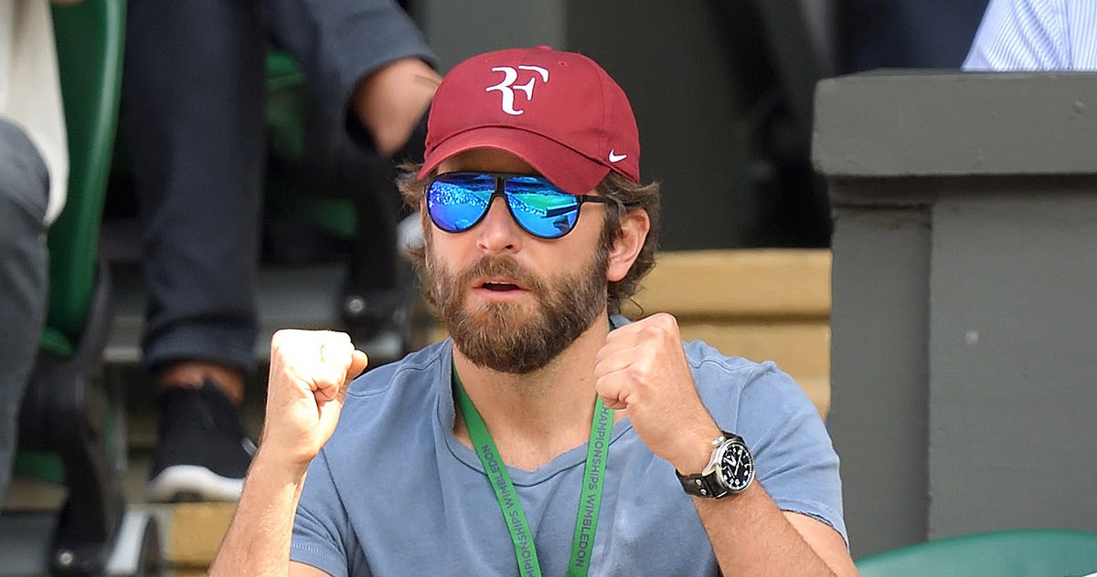 This is “Bradley Cooper's 2010s Wimbledon Journey: A Story in Pictures.” - The Ringer (blog)