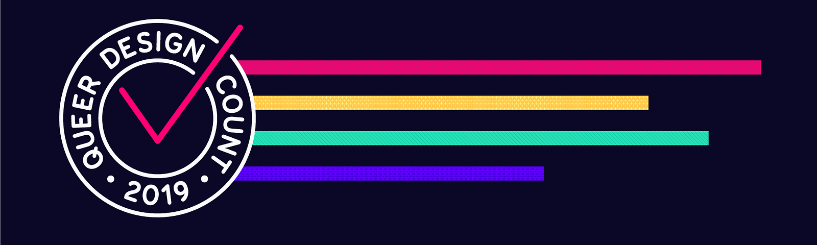 The queer design count 2019 banner