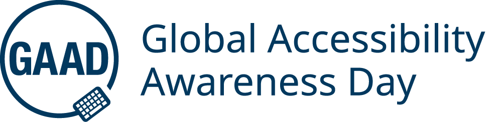 The Global Accessibility Awareness Day logo