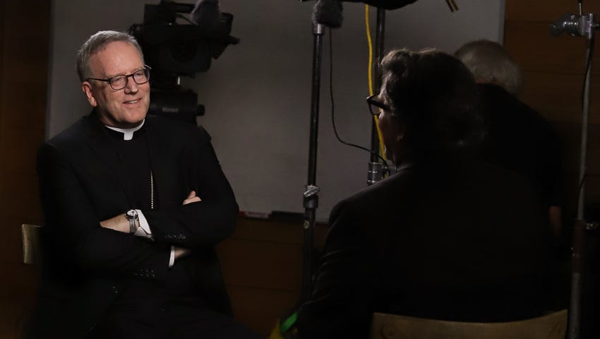 Bishop Robert Barron is featured in “The Divine Plan,’’ which opens nationwide November 6.