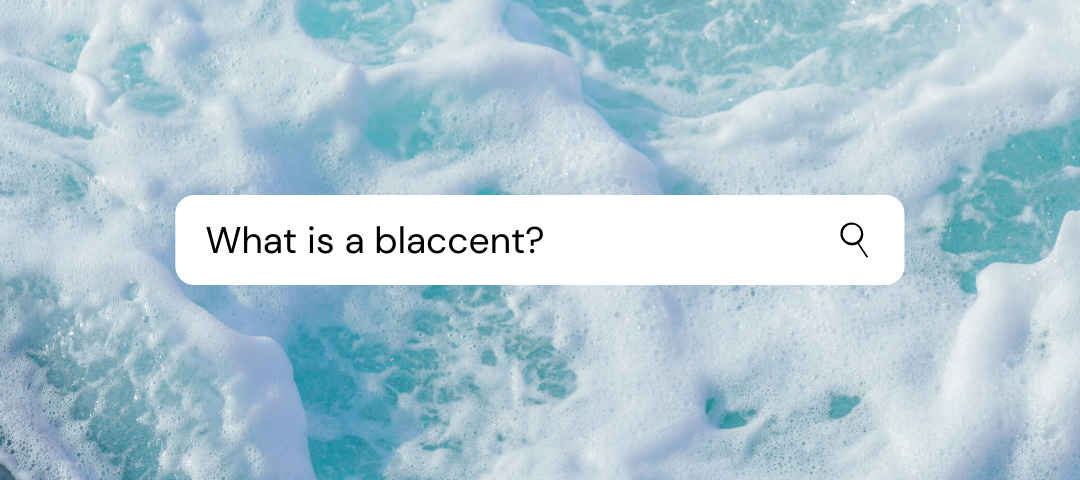 “What is a blaccent?” in a search bar.
