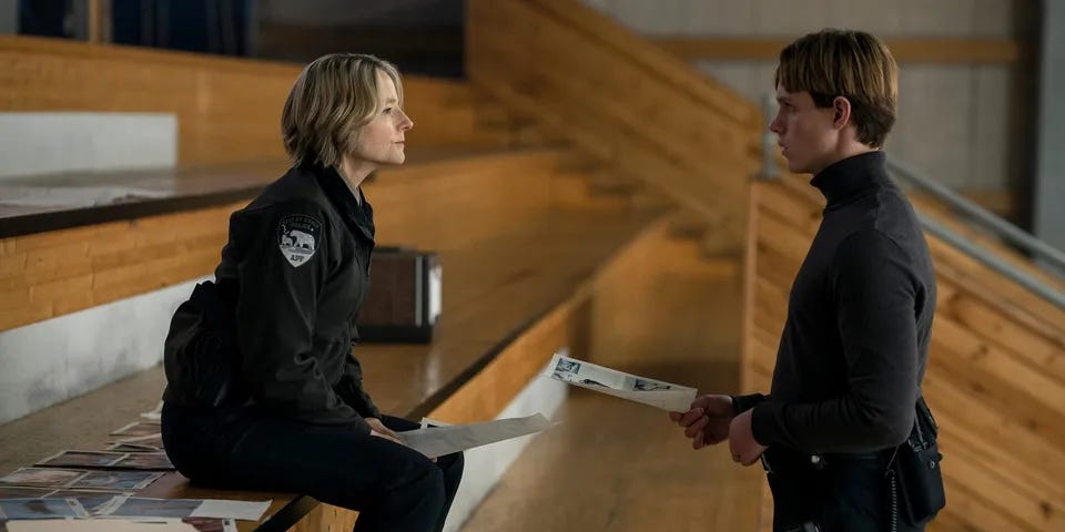 Jodie Foster and Finn Bennett in True Detective: Night Country | Credit: HBO