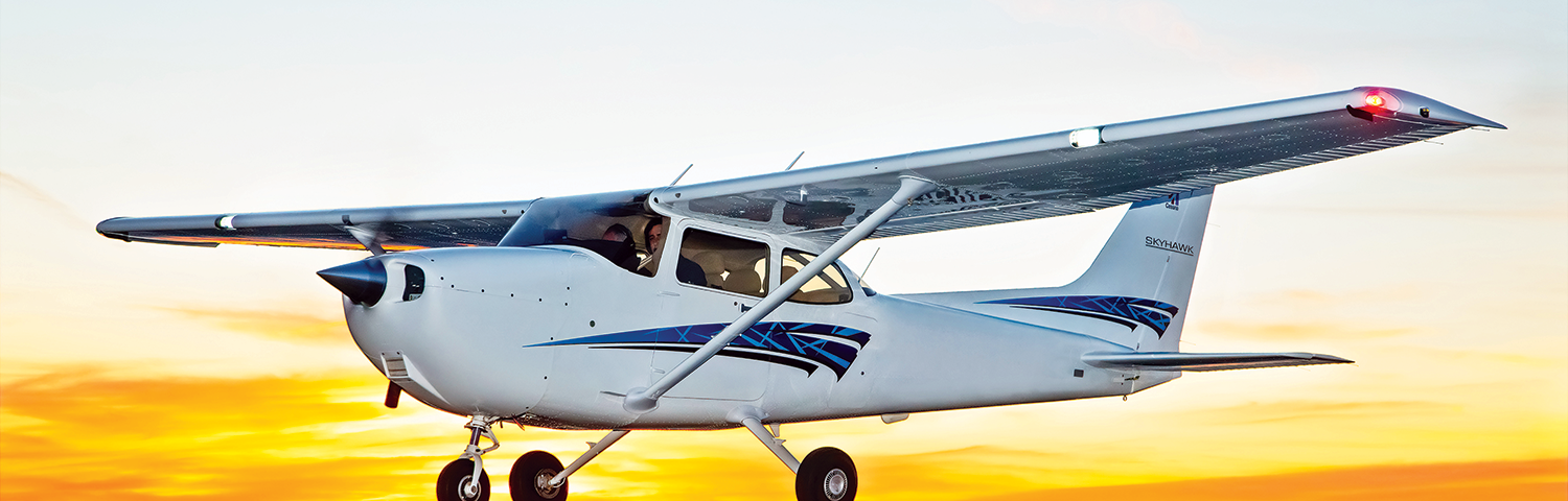 Photo of aircraft in flight.