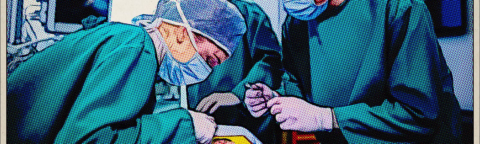 Surgeons operate on vintage game