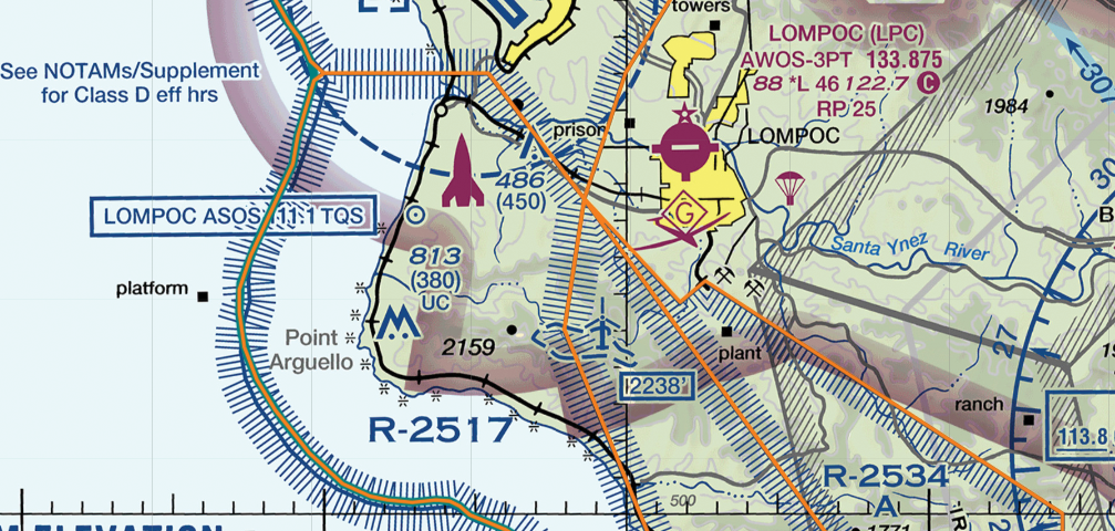 VFR chart.