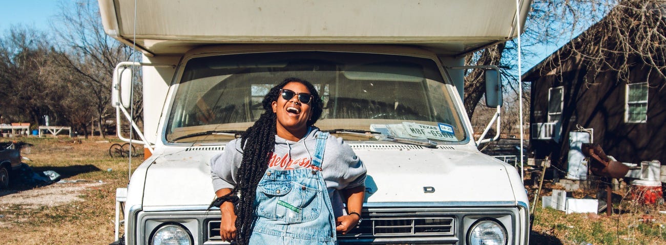 Bree Contreras travels around the US in an RV.