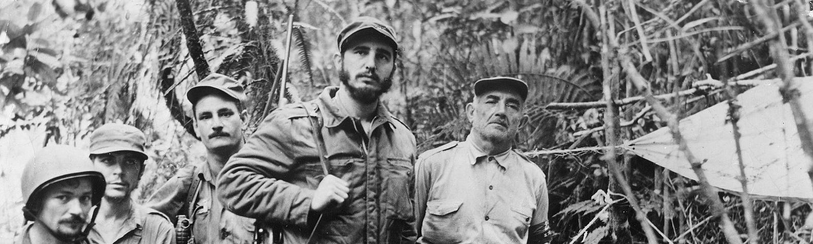 Castro and company in Cuba