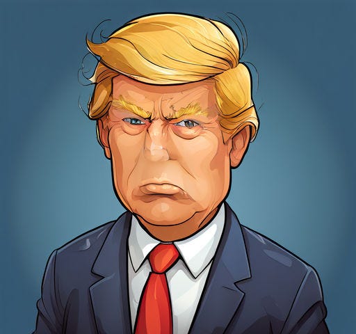 cartoon Donald Trump