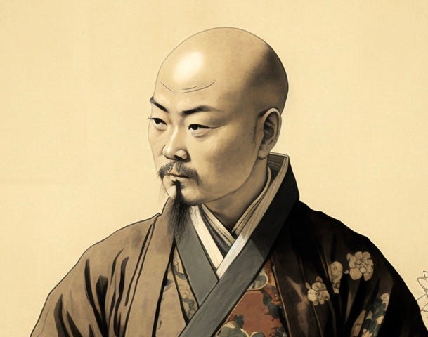 Imagined portrait of the monk, Dokyo.