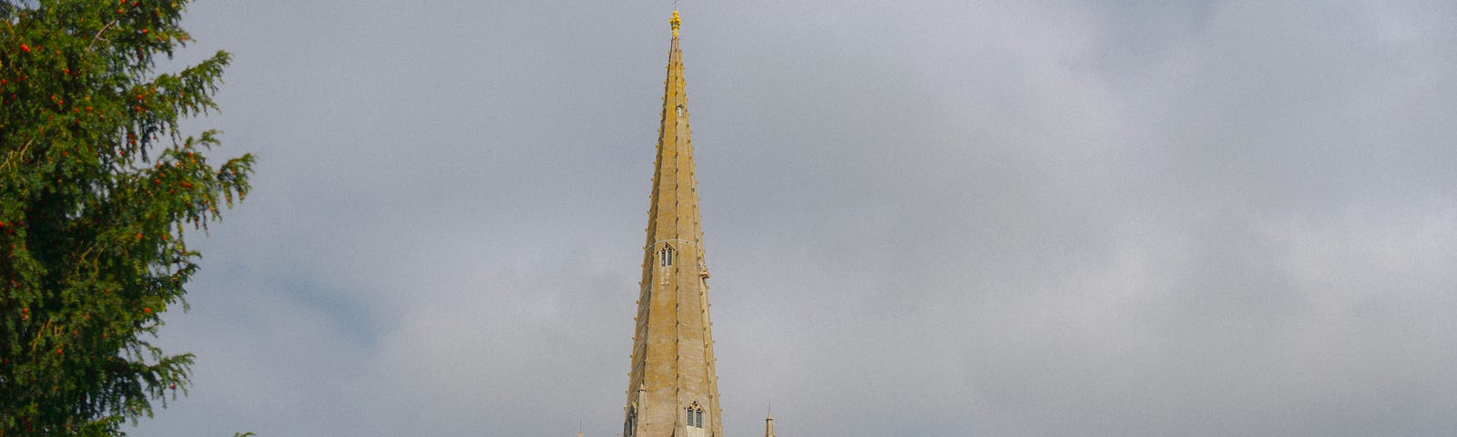 The spire of Norwich Cathedral