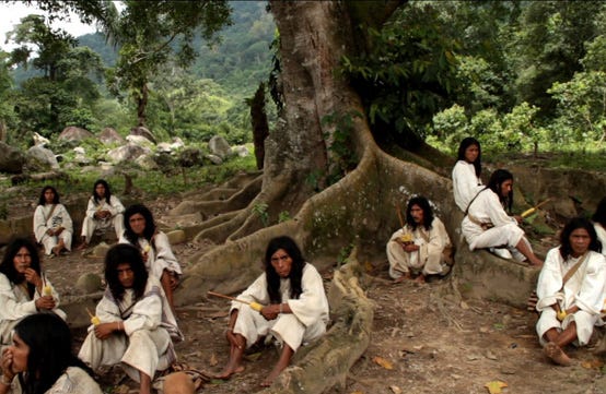 Image of Kogi people of Colombia from Aluna movie homepage
