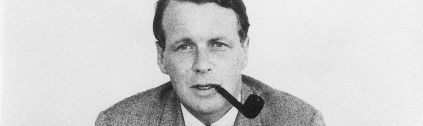 David Ogilvy, founder and president of the advertising agency Ogilvy & Mather.