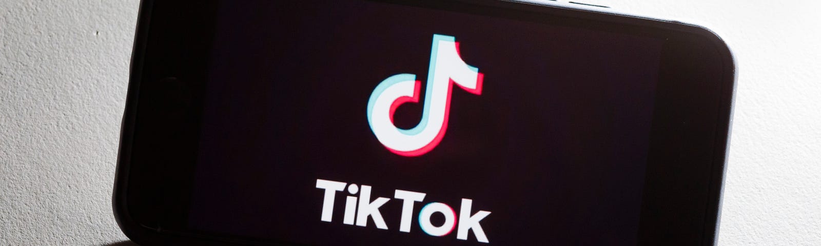 A photo of the TikTok logo.