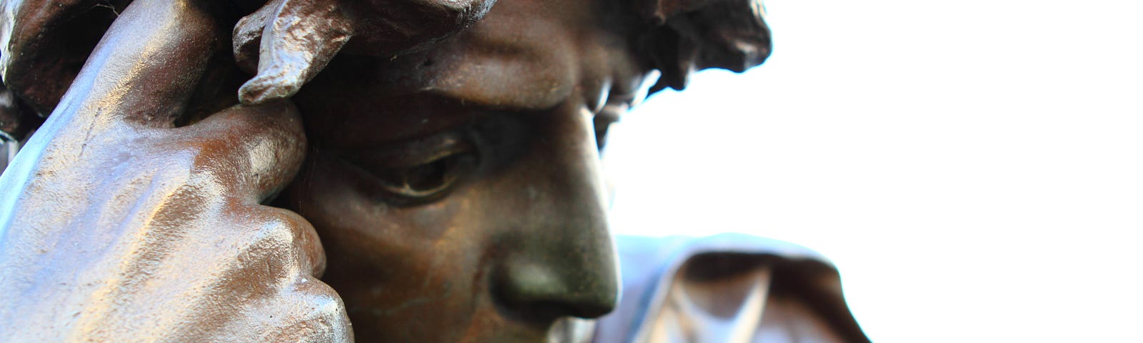 a statue of Hamlet presented by Lord Ronald Sutherland-Gower in 1888, situated in Bancroft Gardens, Stratford-upon-Avon.