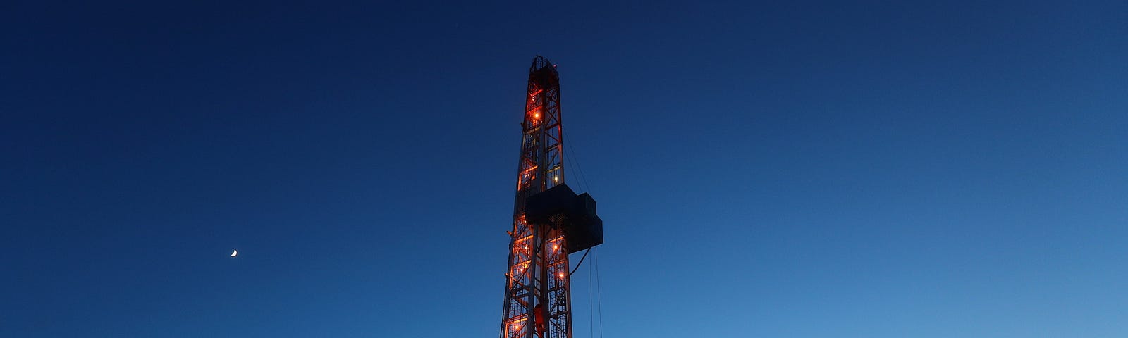 A view of the Rosneft oil rig drilling the first exploration well in the Khatanga Bay as part of the East Taimyr oilfield.