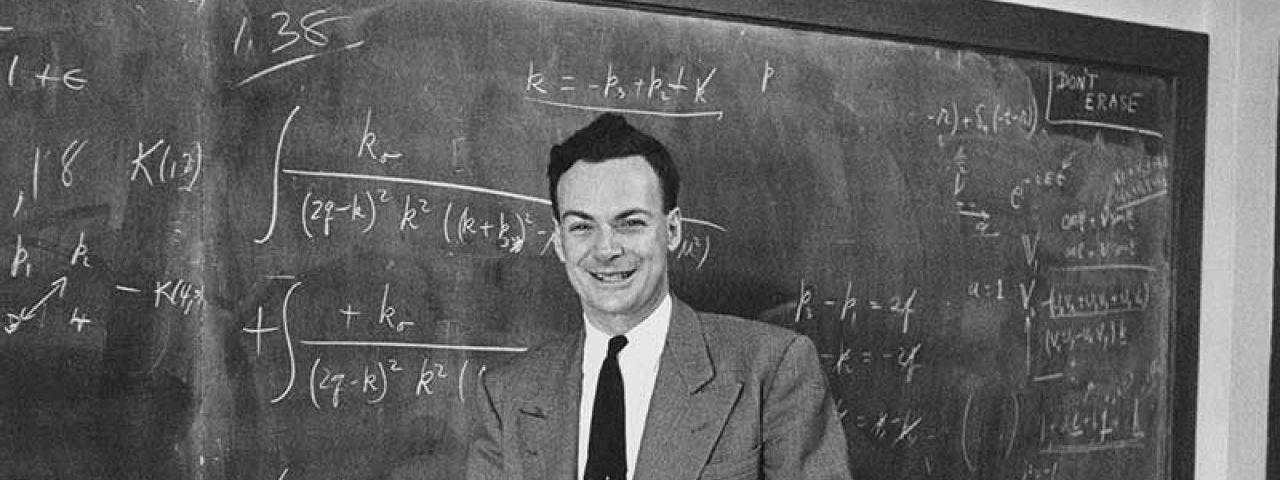 Richard Feynman in Cornell University, 1948