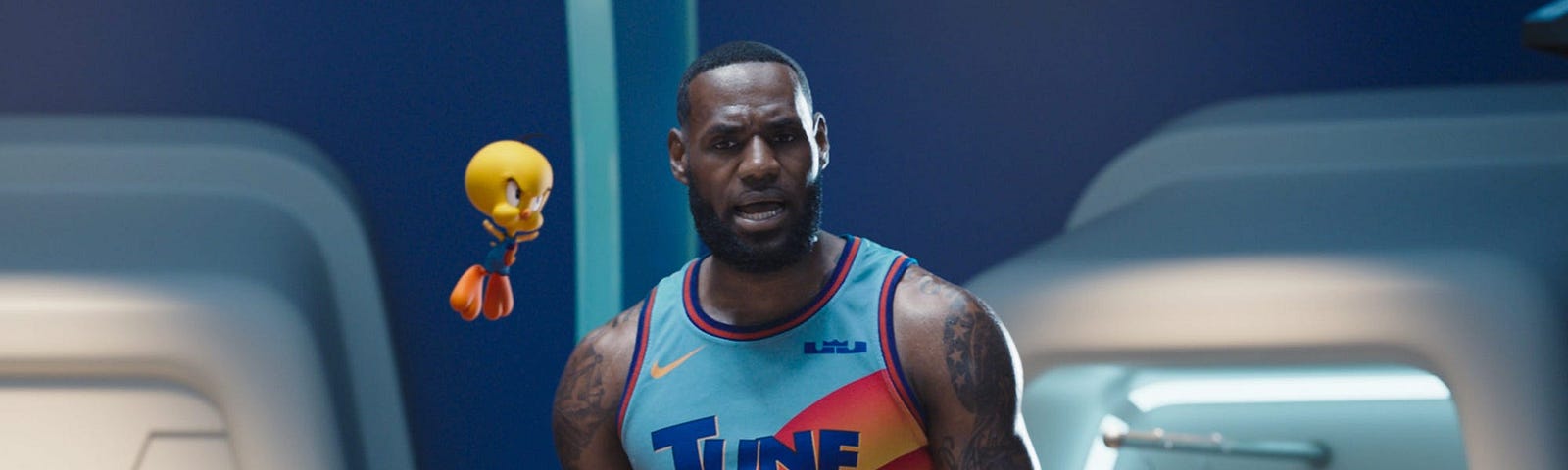 LeBron James in “Space Jam: A New Legacy.”