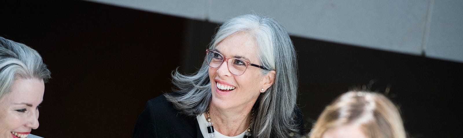 Rep. Katherine Clark leaving a meeting of the House Democratic Caucus on May 15, 2019.