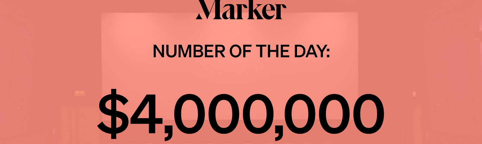 Marker Number of the Day: $4 Million. The approximate opening box office revenue for the Russell Crowe thriller Unhinged.