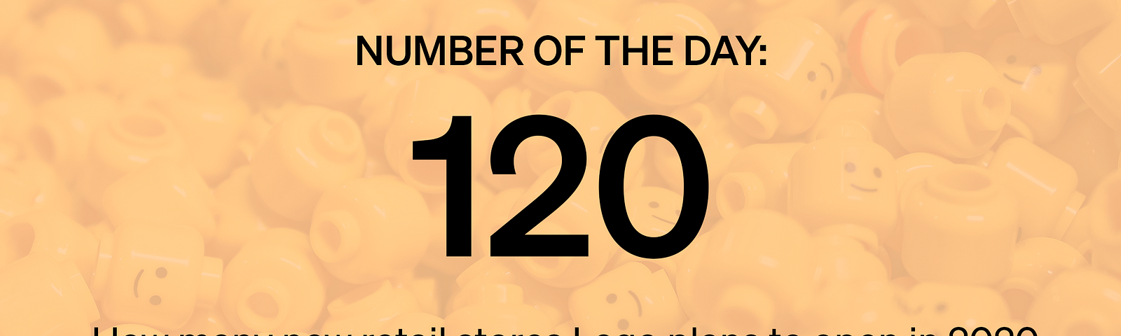 Marker # of the Day: 120 — How many new retail stores Lego plans to open in 2020