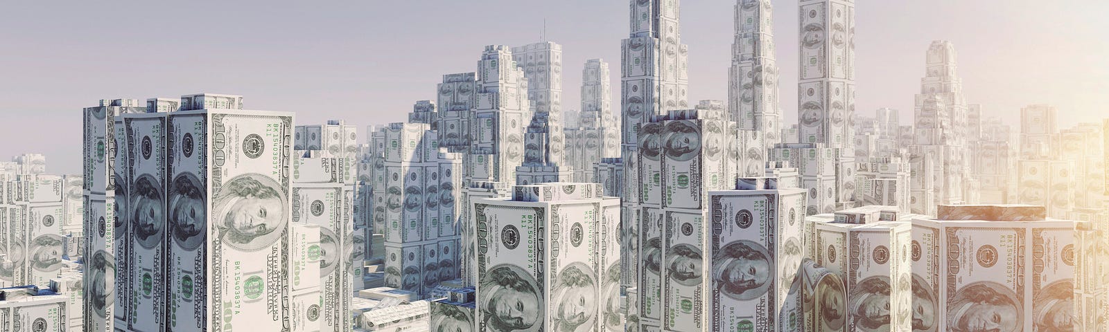 A city made of money