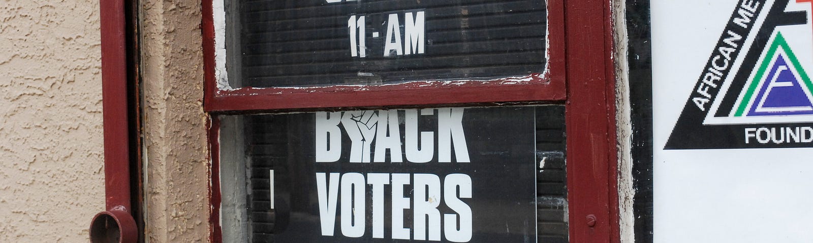 Black churches in Germantown push for black voting power in Philadelphia, PA on October 27, 2020.